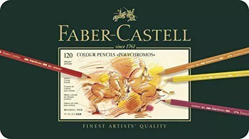 Farber Castel Polychromos Couleur Crayon Set 120 Couleurs Canned 110011 Neuf 2