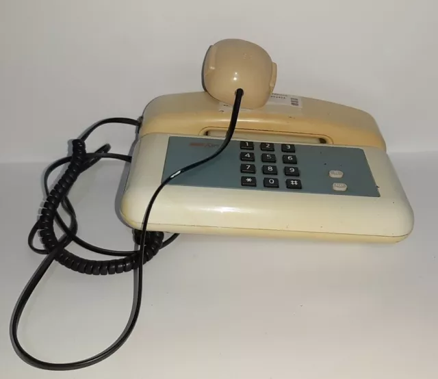 Telefono anni 90 SIP telephone tim fisso home old WORKS 100% Bianco Vintage