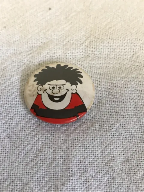 BEANO "Dennis the Menace +" Pin Button Badge 25 mm Comic Strip Character
