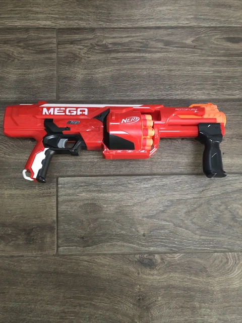nerf-gun-mega-rotofury-pump-action-shotgun-6-bullets-15-99-picclick-uk