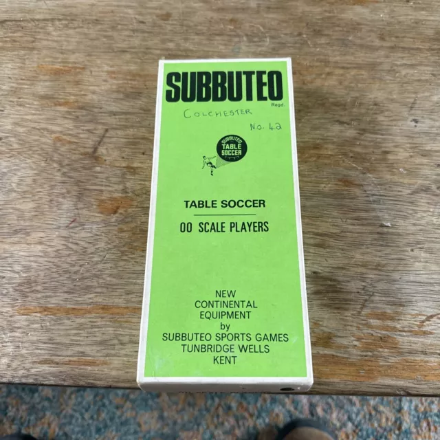 Subbuteo Heavy Weight Team Ref 42 Chelsea /Colchester boxed