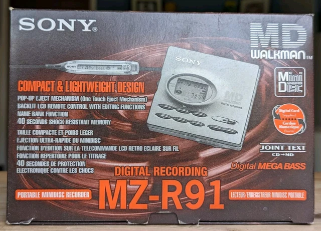 Sony Walkman MZ-R91 MiniDisc Recorder (Gebraucht) in Siselen BE für CHF