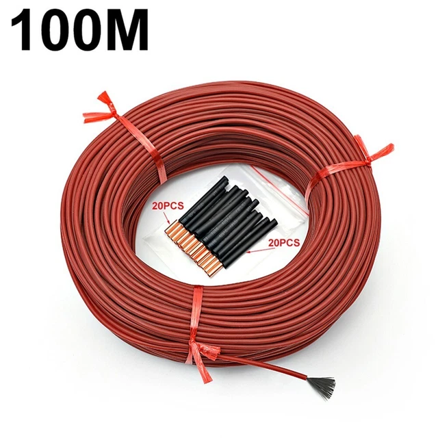 High Performance 12K Carbon Fiber Heating Wire Far Infrared Silicone Insulation