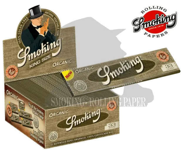 CARTINE SMOKING ORGANIC King Size Black Lunghe Rolling Papers 50 Booklets  EUR 42,92 - PicClick IT