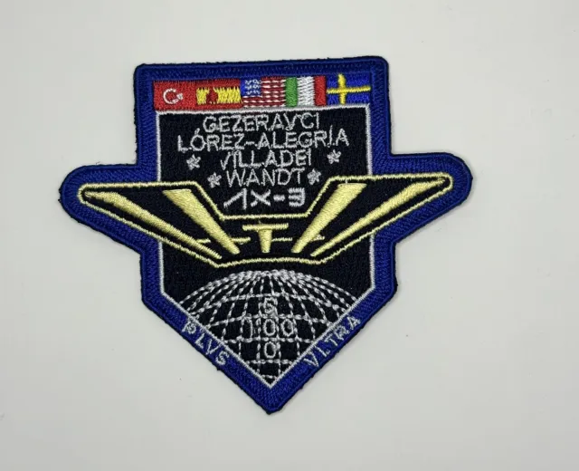 Original Spacex Ax 3 Dragon Mission Patch Nasa Falcon 9 Iss 2023 3.5”