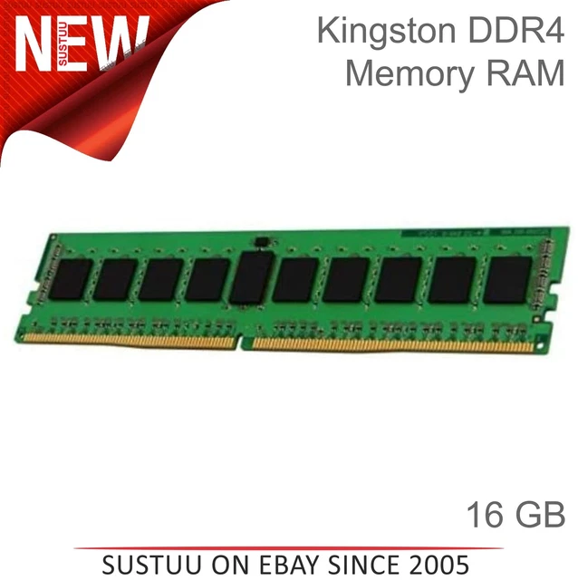 KINGSTON DDR4 DIMM 16GB Mémoire non-Tamponné non-Ecc RAM Module ...