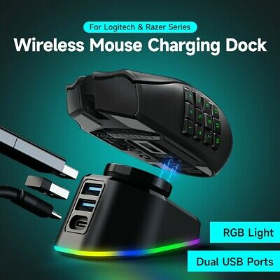 (No mouse) Gaming Mouse Charger Wireless Mouse Dock For Logitech G502 G703 G903