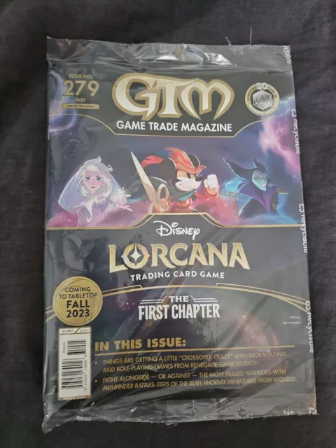Sealed Game Trade Magazine May 2023 #279 - Disney LORCANA Trading Card Game GTM