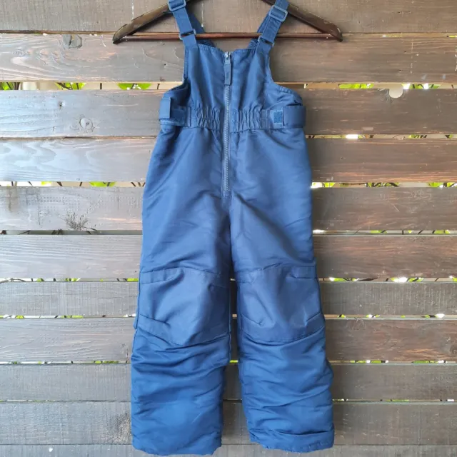CHEROKEE Kids’ Snow Bib Boys and Girls Insulated Ski Pants Overalls 4T Navy A