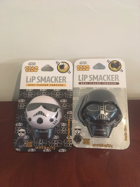 Disney Tsum Tsum Lip Smackers Ice Cream Clone Storm Trooper & Darth Vader Choco.