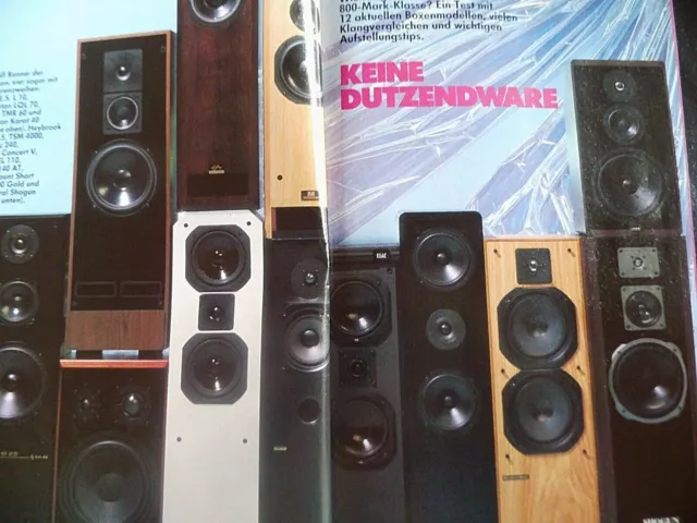 Stereoplay 2/89 Jamo Concert 5,Elac El 110,Mivoc 240.Canton Carat 40,Ares L 110 3