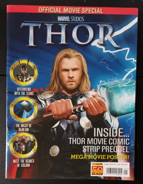 Thor Official Movie Special Marvel Studios magazine 2011 ( w. Poster)