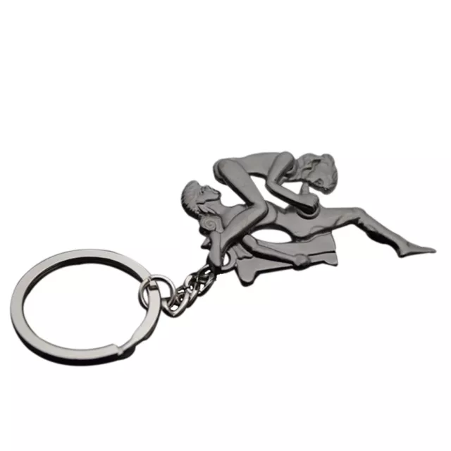 Naughty Sex Pose Adults Gift Funny Lovers Sex Toy Keyring Keychain Keyfob #7