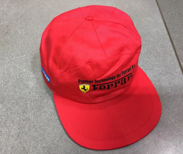 Casquette Cap F1 Formule 1 Formula Ferrari Sponsor Pioneer Technology For F1