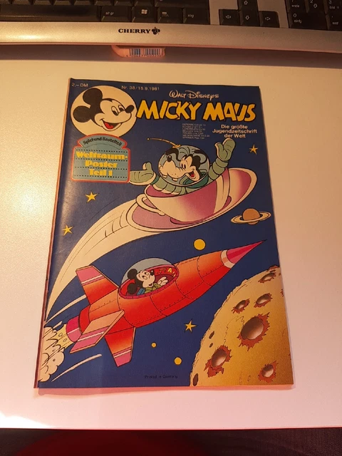 Micky Maus Nr. 38  Jahrgang 1981 Mit Bastelbeilage & Schnipp