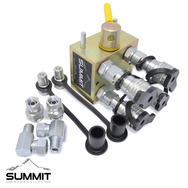 MANUAL HYDRAULIC MULTIPLIER Diverter Valve Kit for Kubota Compact