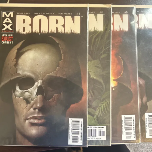 Born #1-4 Max Comics Lot 2003 The Punisher