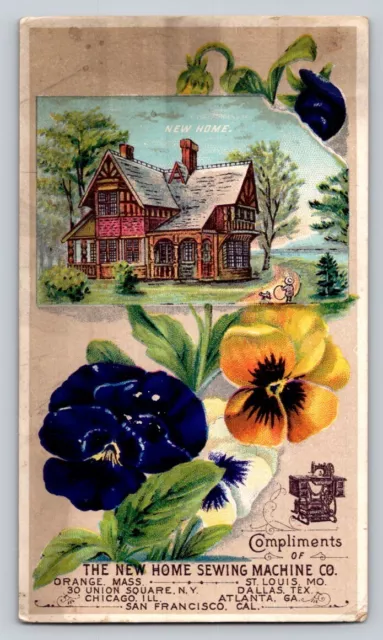 New Home Sewing Machine Flowers House Child Hoop Dig  Hart Gilliam Peace St P62