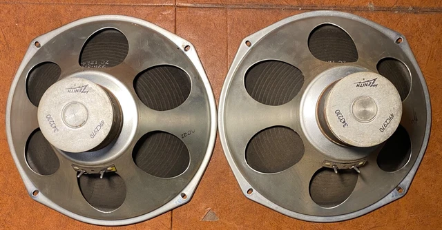 Zenith Alnico 12" 49CZ970 Speaker From Working Console 1959