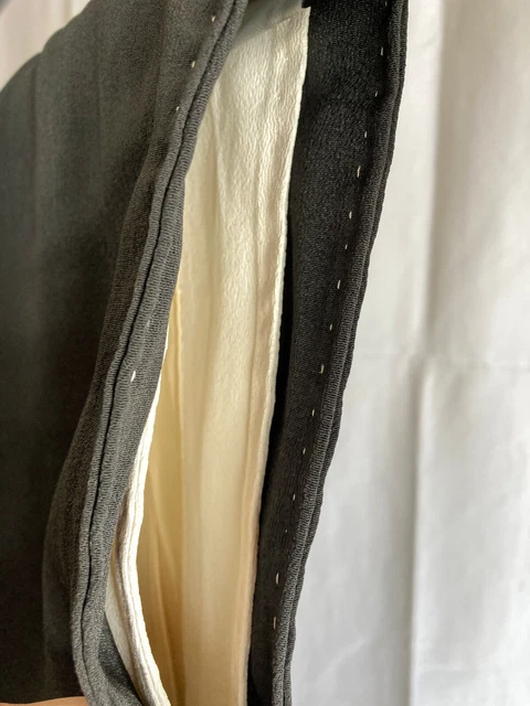Vintage Japanese kimono - Kuro tomesode with Beautiful embroidery 6