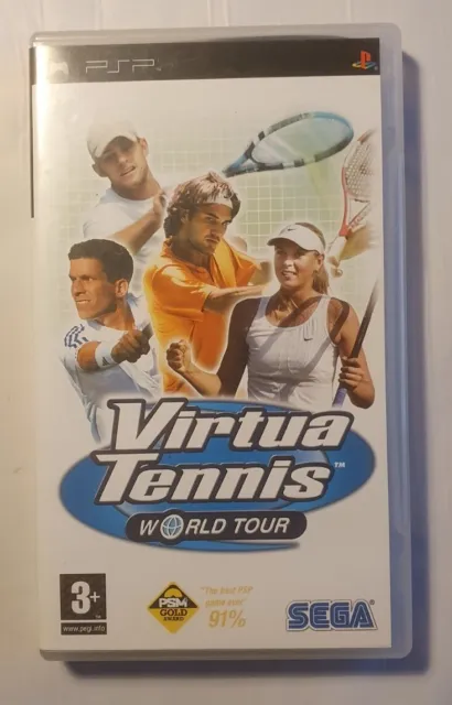 Sony PSP Game Virtua Tennis World Tour, complete with instruction booklet