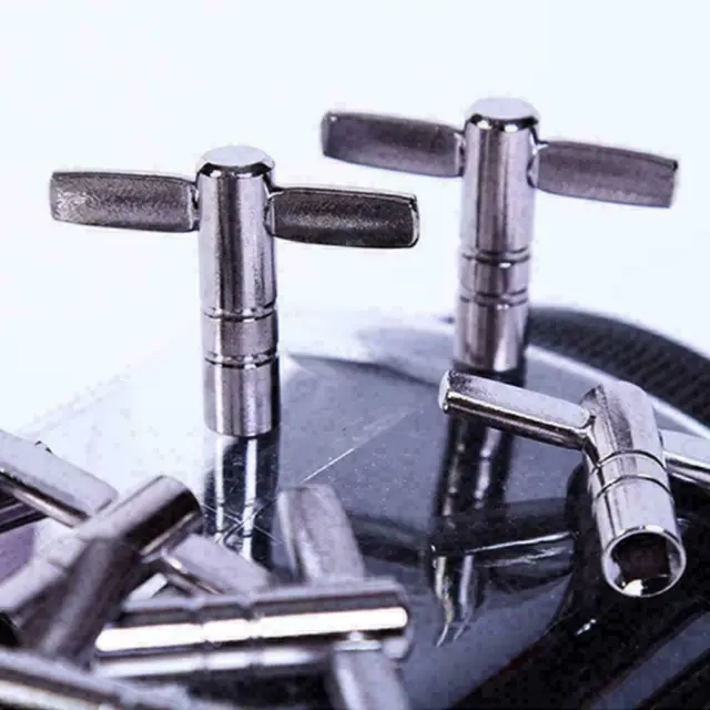 Drum Tuning Key Adjustment Wrench Silver Metal Percussion O0Q8 A7Z8 F5X3 W8X4