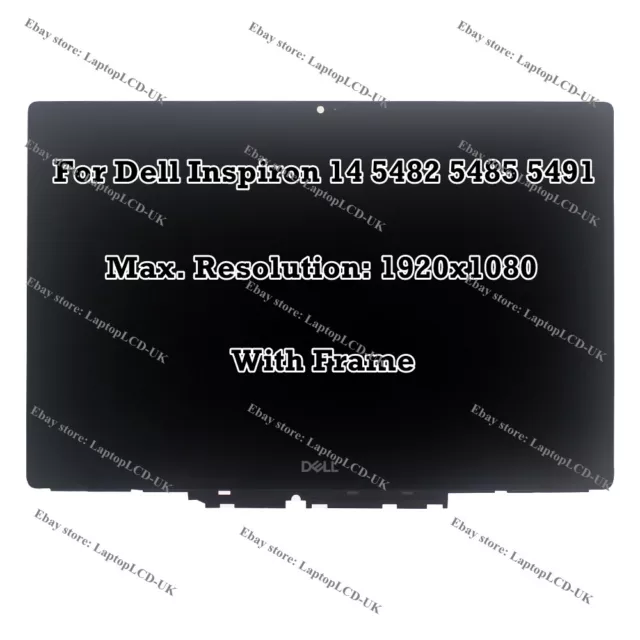 14 FHD LCD LED Display Touch Screen Digitizer Assembly For DELL Inspiron 14 5491