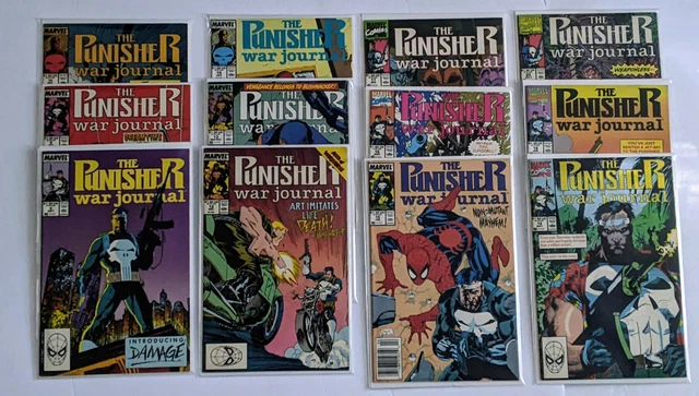 Marvel:Punisher War Journal Lot, 8-10, 12-20, VFN- to NM-, 90s  Marvel Comics