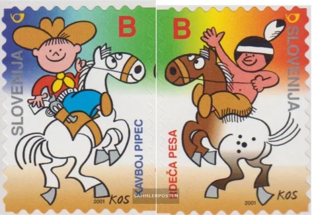 Slowenien 343-344 (kompl.Ausg.) postfrisch 2001 Comicfiguren