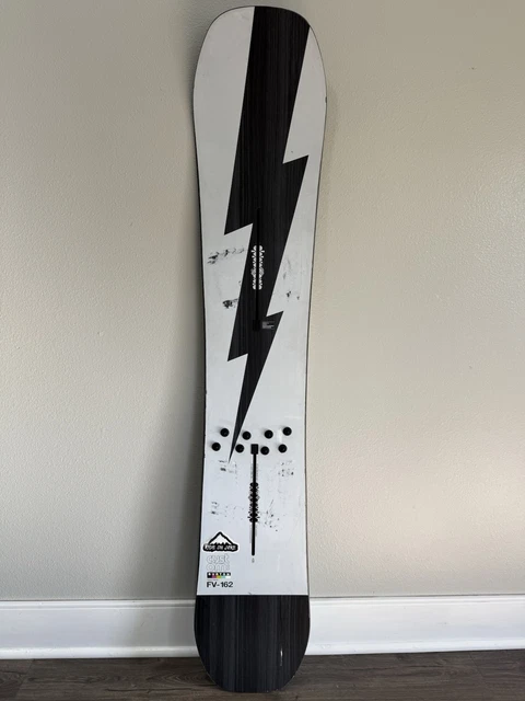 BURTON CUSTOM 160 Flying V Snowboard w/ Malavita! Mala Vita