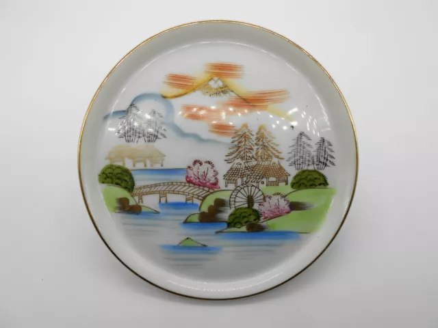 ( 1157 ) Magnifique Assiette / Petit Plateau En Porcelaine Du Japon Kutani China