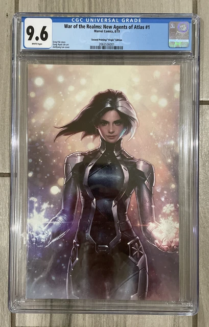 War Of The Realms New Agents Of Atlas #1 2Nd Print Lee Virgin Editon Cgc 9.6