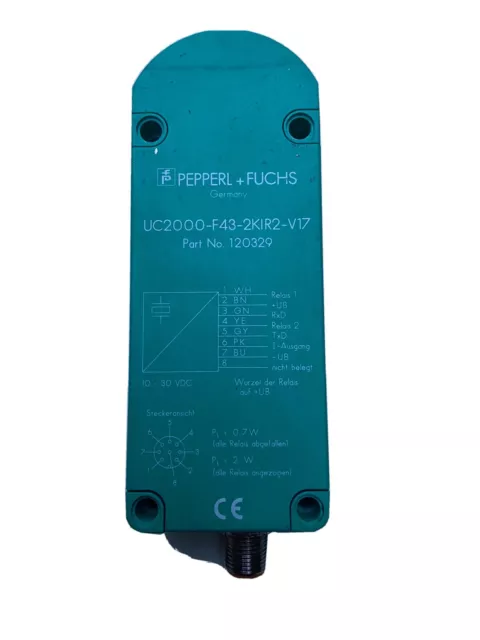 PEPPERL+FUCHS UC2000-F43-2KIR2-V17 Ultraschall Sensor