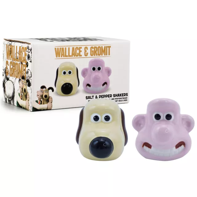 Wallace & Gromit Salt and Pepper Shakers