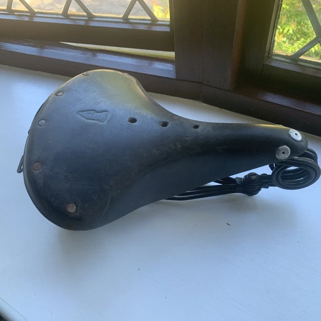 Brooks England Flyer Leather Bicycle Saddle - Sprung Seat - Old School Comfort