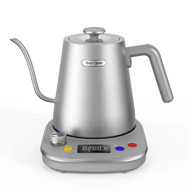 Hazel Quinn Gooseneck Electric Kettle 0.8 L for Coffee Brew and Tea Precise Pour