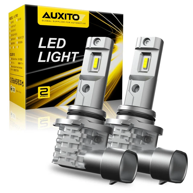 HB4 9006 LED foglight Kit Combo Bulbs 6500K Super White Bright 3400LM Waterproof