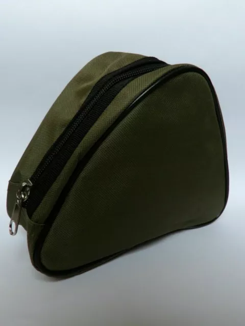 New Padded Lightweight Fishing Reel Pouch Protective Case Cover Carp Green Khaki
