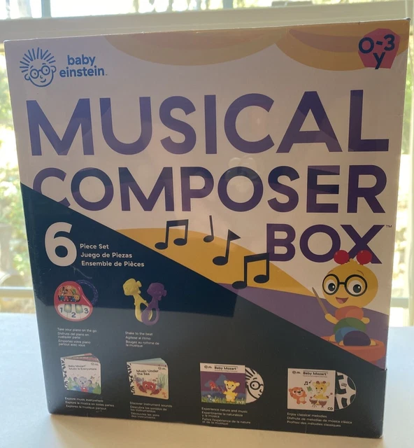 BABY EINSTEIN MUSICAL Composer Box 6 pc. Set New Sealed Baby Mozart 10