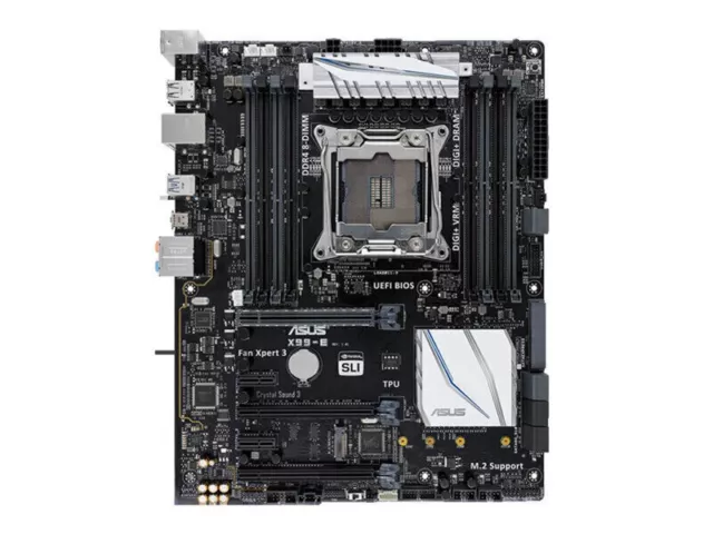 ASUS X99-E Motherboard Intel X99 LGA 2011-V3 DDR4 M.2 ATX USB 3.1 USB 3.0