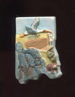 1998 Femme de Noé Fève L' Arche de Noé 