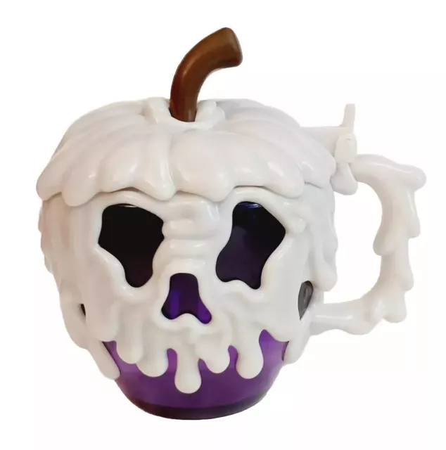 Disney Parks Evil Queen Purple Poison Apple Glow in Dark Stein Mug Cup