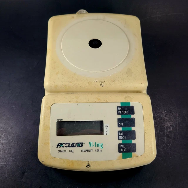 ACCULAB VI1MG MEDICAL Laboratory Portable Top Loading Balance Scale