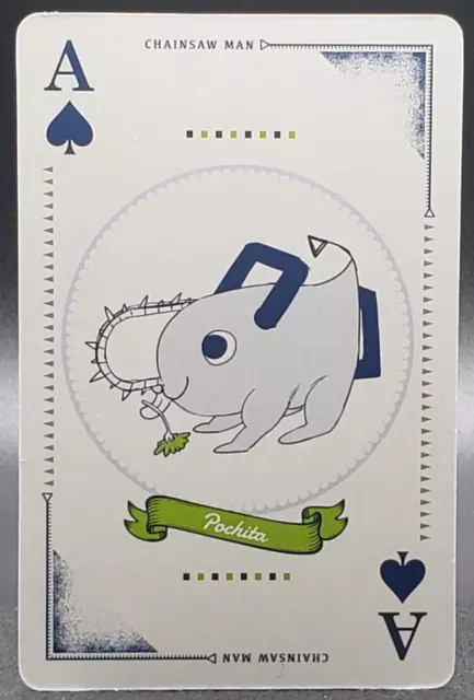POCHITA CHAINSAW MAN Playing Card Japanese Shueisha Anime Shonen Jump