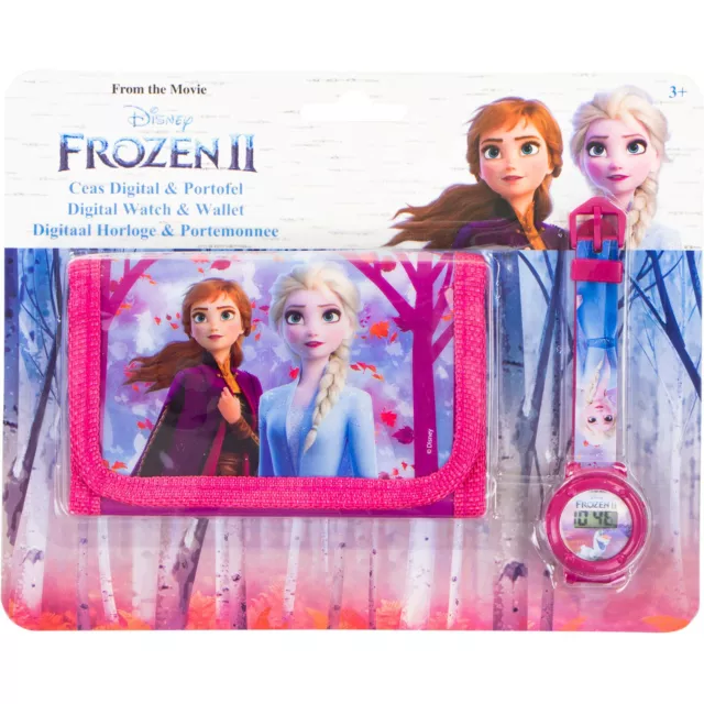 Disney Frozen Digitale Orologio E Tri Fold Portafoglio Set