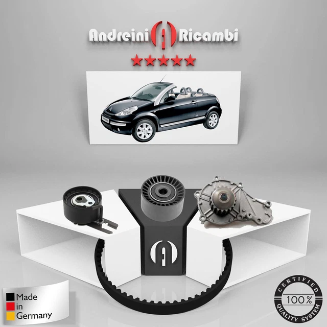 Kit Courroie Distribution + Pompe à Eau Pour Chevrolet Suzuki Sidekick Geo 1.6L 1992-1999