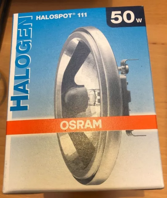 OSRAM/ RADIUM / GENERAL ELECTRIC HALOSPOT 111 G53 12V 35W 50W Halogen DIMMBAR !!