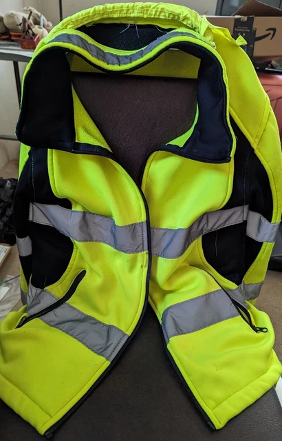 Pre-Owned Utility Pro style UHV668 Ladies Safety High Visibility Jacket sz small