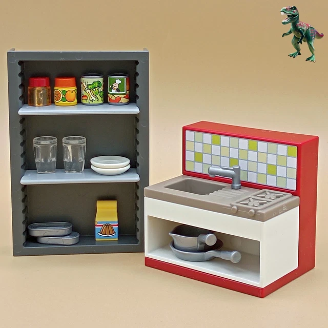Table Playmobil Pour Nouvelle Cuisine - Accessoire Pour épicerie, Marché, Maison - Neuf - Âge 8-11 Ans
