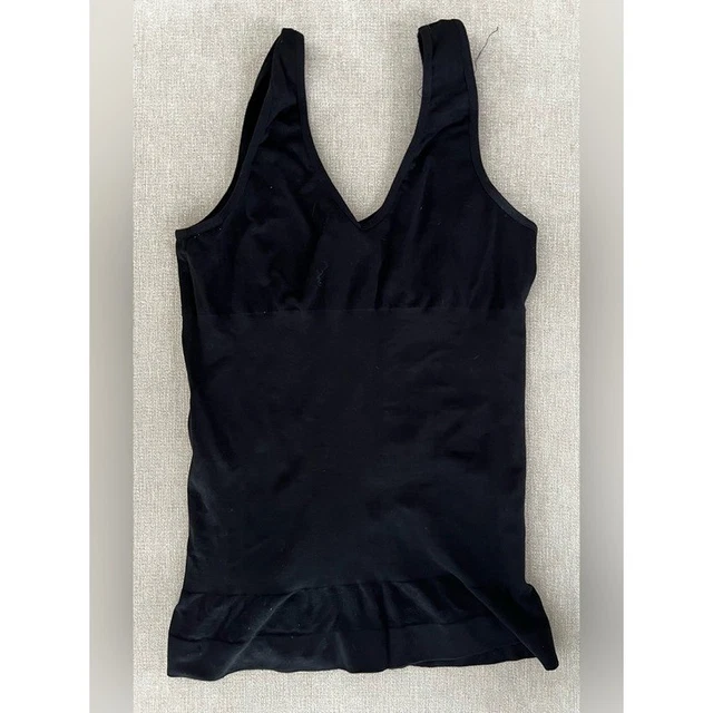 Semeless CUDDL DUDS BLACK Seamless V-Neck Shapewear Camisole Tank Top XL £18.94 ...